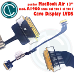 CAVO DISPLAY LVDS APPLE MACBOOK AIR A1466 13" 2012 2013 2014 2015 2016 2017 CABLE SCREEN LCD 