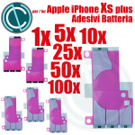 ADESIVO PER SOSTITUZIONE BATTERIA IPHONE XS MAX BIADESIVO STICKER FISSAGGIO TELAIO SCOCCA