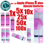 ADESIVO PER SOSTITUZIONE BATTERIA IPHONE 8 PLUS BIADESIVO STICKER FISSAGGIO TELAIO SCOCCA