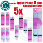 iPhone 8 plus 8+ Adesivo per incollaggio sostituzione batteria biadesivo sticker fissaggio telaio scocca