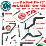 CAVO HDD PER APPLE MACBOOK PRO 13" POLLICI A1278 CABLE DISCO HD HARD DISK SSD FLAT ANNO 2008 2009 2010 2011 2012 