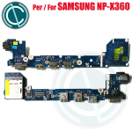 SCHEDA POWER USB HDMI VGA SD SAMSUNG NP-X360 BOARD CARD DC-IN BA92-04854A