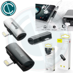 BASEUS 2 IN 1 ADATTATORE DI RICARICA AUDIO CUFFIE AURICOLARI PER IPHONE X XR XS 11 12 13 14 MAX LIGHTNING