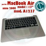 POGGIAPOLSI PER APPLE MACBOOK AIR A1237 1304 13" TOPCASE PALMREST TOUCHPAD TASTIERA TRACKPAD QUERTY 607-2256-A 