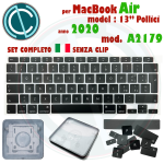 SET TASTI COMPLETO KIT SOSTITUZIONE PER TASTIERA ITALIANA APPLE MACBOOK AIR A2179 13" POLLICI 2020