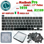 SET TASTI COMPLETO KIT SOSTITUZIONE PER TASTIERA ITALIANA APPLE MACBOOK PRO A2289 13" POLLICI 2020