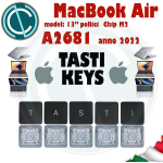 KEY TASTO CLIP PER TASTIERA APPLE MACBOOK AIR 13" A2681 CHIP M2 2022 KEYBOARD TASTI KEYCAPS