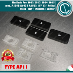 AP11 TASTO FRECCIA E CLIP A FORBICE SCISSOR PER TASTIERA APPLE MACBOOK PRO 13" A1425 A1502 15" A1398 2012 2013 2014 2015 RETINA