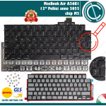 TASTIERA ITALIANA ITA PER APPLE MACBOOK AIR 13" POLLICI A2681 M2 ANNO 2022 RETROILLUMINAZIONE VITI