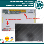 SAMSUNG DISPLAY CCFL LCD 15.4" POLLICI PER LAPTOP NOTEBOOK LTN154X3-L03 30 PIN