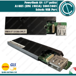 CMOS BATTERIA USB APPLE POWERBOOK G4 17" A1085 820-1734-A SCHEDA PORT USB