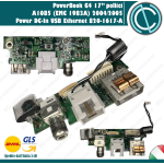 SCHEDA ALIMENTAZIONE DC-IN USB ETHERNET APPLE POWERBOOK G4 17" A1085 820-1617-A