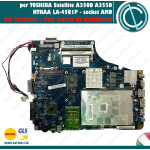 SCHEDA MADRE TOSHIBA SATELLITE A350D A355D MOTHER BOARD SOCKET AMD KTKAA LA-4581P 