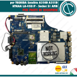 SCHEDA MADRE TOSHIBA SATELLITE A350D A355D MOTHER BOARD SOCKET AMD KTKAA LA-4581P 