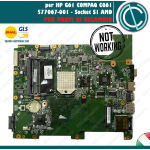 SCHEDA MADRE HP G61 COMPAQ CQ61 MOTHER BOARD LOGIC 577067-001 SOCKET S1 AMD DA00P8MB6D0