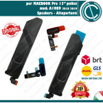ALTOPARLANTI SPEAKERS PER APPLE MACBOOK PRO RETINA 13" A1989 2018 2019 ALTOPARLANTE SPEAKER