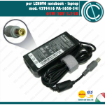 AC ADAPTER CARICA BATTERIA LENOVO PA-1650-54I 42T4416 20V 3.25A 65W 7.9*5.5 MM