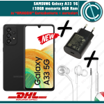 SMARTPHONE SAMSUNG GALAXY A33 5G 128GB 6GB ANDROID NERO AWESOME BLACK DUAL SIM 6,4" SM-A336BZKGEEE