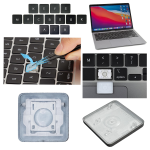 Clé clips mecanisme ciseaux pour clavier Apple Macbook air 13" A2179 A2337 chip Intel / M1 2020