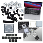 Key caps tasti e clip di ricambio per tastiera Apple Macbook Pro retina 13" A1706 15" A1707 2016 2017