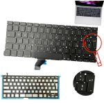 Apple macbook pro 13 a1502 retina 2013 2014 2015 keyboard tastiera italiana qwerty retro illuminata