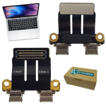 Alimentazione power board porte dc in jack usb-c apple macbook pro 13 15 pollici a1989 a1990 a2289 a2251 a2338 m1 2018 2019 2020