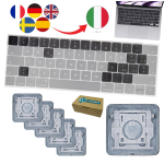 Set kit Sostituzione tasti conversione tastiera italiano apple macbook air a2681 13 m2 2022
