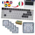 Set kit sostituzione tasti conversione tastiera italiano apple macbook pro 2023 a2779 a2780 14 16 pollici