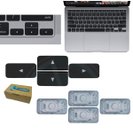Tasto freccia e clip a forbice di ricambio per tastiera Apple Macbook Pro M1 A2141 A2251 A2289 A2338 Air A2179 A2337