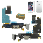iPhone 6 Plus 6+ 2014 Connettore Dock Presa di Ricarica Cavo Flessibile Audio Jack Microfono Antenna di Ricambio grigio