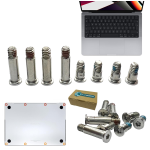 Set viti scocca inferiore batteria bottom case per apple macbook pro 14" A2442 silver screws 2021 chip m1 8pcs