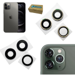 Vetrino vetro lente fotocamera posteriore Apple iPhone 12 pro e 12 pro max con adesivo