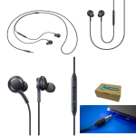 2X Cuffie con filo e microfono auricolari cavo jack 3.5 universali audio stereo