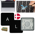 Key caps + Clip scissor keyboard Danish for Apple Macbook Air 13" 15" 2022 2023 2024 A2681 A2941 A3113 A3114 M2 M3