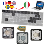 AP04 Set Kit Tasti Conversione per Tastiera Italiana Qwerty Ita Apple Macbook A1278 13" Unibody 2008 2009 2010 2011 2012 