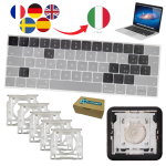 AP08 Set Kit Tasti Conversione Layout Tastiera Italiana Apple Macbook Air A1370 A1465 11" 2010 2015