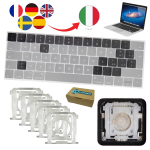 AP11 Set Kit Tasti Ricambio Conversione Tastiera Italiana Apple Macbook Air A1370 A1465 11" 2010 2011 2012 2013 2014 2015