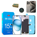Display LCD per Apple iPhone 15 pro schermo originale ZY incell COF FHD1080p LTPS support cambio IC change Monitor