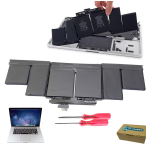 Batteria di ricambio per Apple Macbook Pro retina A1398 15" 2012 early2013 capacità pari all'originale A1417