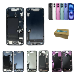 Telaio struttura chassis frame per Apple iPhone 16 senza vetro con batteria originale