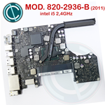 APPLE MACBOOK PRO A1278 13" 2011 MOTHER BOARD SCHEDA MADRE I5 2.4 GHZ 820-2936-B