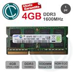 SAMSUNG MEMORIA RAM 4GB 2Rx8 PC3 12800S DDR3 1600 MHZ SODIMM LAPTOP MACBOOK NOTEBOOK