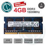 SK HYNIX MEMORIA RAM 4GB 2Rx8 PC3 12800S DDR3 1600 MHZ SODIMM LAPTOP MACBOOK NOTEBOOK