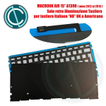 RETRO ILLUMINAZIONE PER APPLE MACBOOK PRO 15" POLLICI A1398 ANNO 2012 2013 2014 2015 