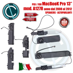 ALTOPARLANTI APPLE MACBOOK PRO A1278 2008 2009 2010 2011 2012 SPEAKERS CASSE